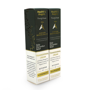 New design  hot stamping luxury skin care cream art paper cosmetic box